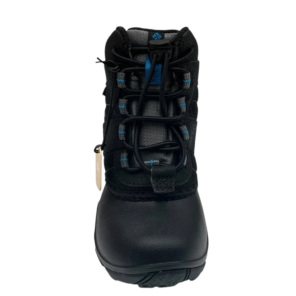 Columbia Rope Tow III Toddler Boys Girls Waterproof Snow Boots Size10 Black Blue